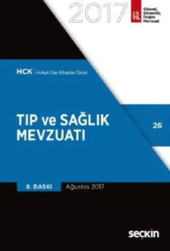 Hukuk Cep Kitapları Dizisi 26 Tıp ve Sağlık Mevzuatı