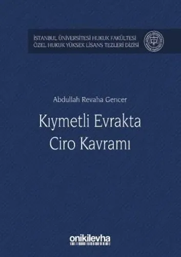 Kıymetli Evrakta Ciro Kavramı