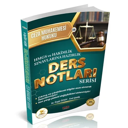 HUKAL HMGS Hakimlik Ceza Muhakemesi Hukuku Ders Notları
