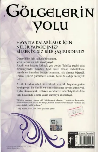 Gölgelerin Yolu Brent Weeks Artemis Yayınları %50 indirimli