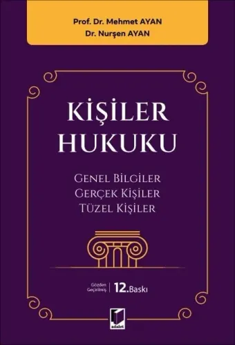 Kişiler Hukuku Mehmet Ayan