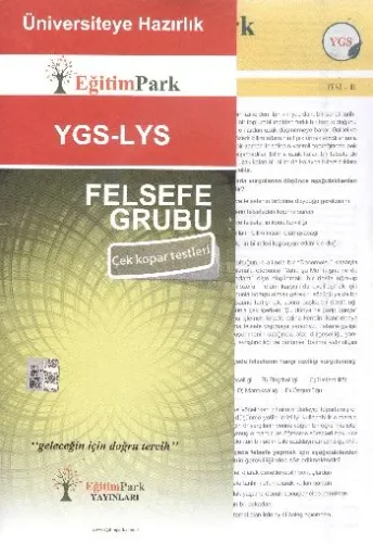 Eğitim Park YGS LYS Felsefe Grubu Yaprak Test