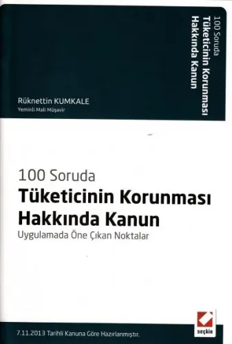 Tüketicinin Korunması Hakkında Kanun