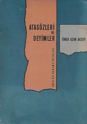 Atasözleri ve Deyimler 1965 Baskı