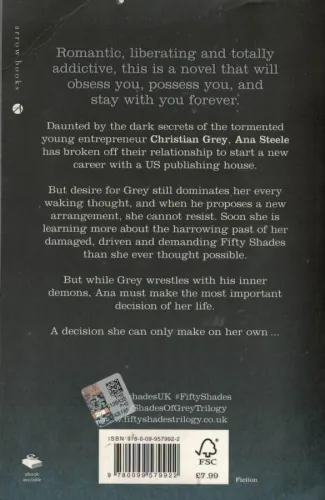 Fifty Shades Darker El James Arrow books %70 indirimli