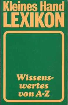 Kleines Hand Lexikon