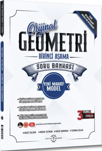 ORJİNAL GEOMETRİ MAARİF 1. AŞAMA SORU BANKASI