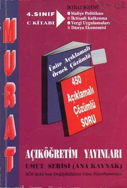 4. Sınıf İktisat Bölümü C Kitabı