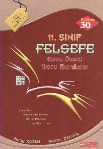 Esen Yayınları 11. Sınıf Felsefe Konu Özetli Soru Bankası Esen