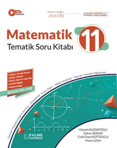 Palme 11. Sınıf Matematik Joker Tematik Soru Kitabı