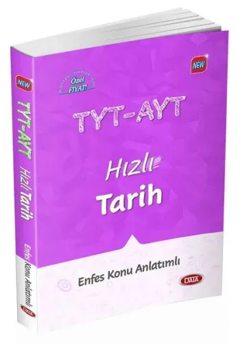 Data Yayınları TYT AYT Hızlı Tarih Enfes Konu Anlatımlı