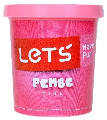 Lets Tek Renk Oyun Hamuru Neon Pembe 150 Gr. L8340-14