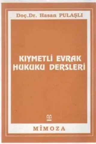 Kıymetli Evrak Hukuku Dersleri