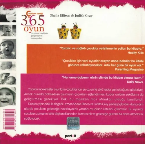 Çocukların Sevdiği 365 Yaratıcı Oyun Sheila Ellison amp; Judith Gray P