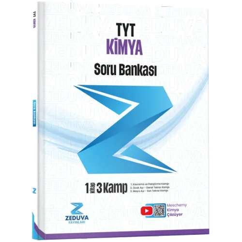 Zeduva Yayınları Meschemy Kimya TYT Kimya 1 Kitap 3 Kamp Soru Bankas