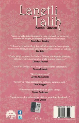 Lanetli Talih Rachel Gibson Martı Yayınevi %55 indirimli