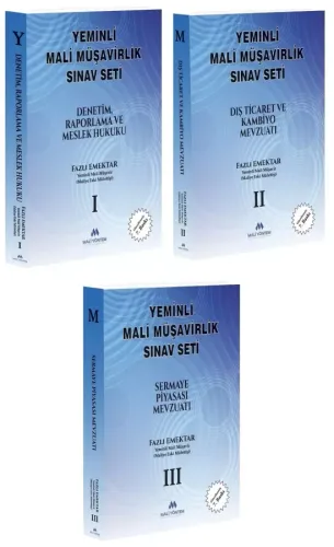 YMM Yeminli Mali Müşavirlik Konu Anlatımı 3'lü Set
