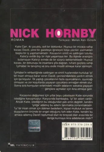 İyi de Nasıl? Nick Hornby Sel Yayıncılık %61 indirimli