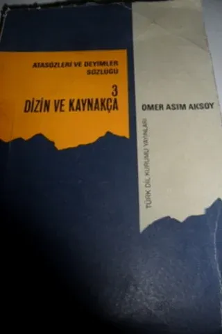 Dizin ve Kaynakça