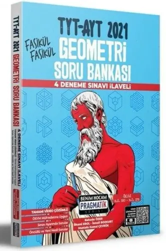 2021 TYT - AYT Geometri Soru Bankası 4 Deneme Sınavı İlaveli Benim Hocam Yayınları