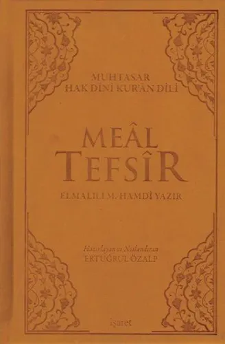 Muhtasar Hak Dini Kur'an Dili Meal Tefsir; Orta Boy - Sarı