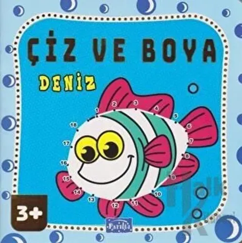 Çiz ve Boya Deniz - Halkkitabevi