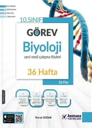 Armada Yayınları 10. Sınıf Görev Biyoloji Yeni Nesil Çalışma Föyleri