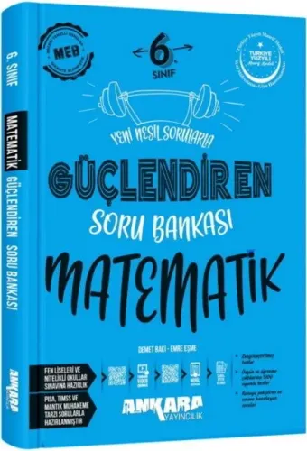 Ankara Yayıncılık 6. Sınıf Matematik Güçlendiren Soru Bankası