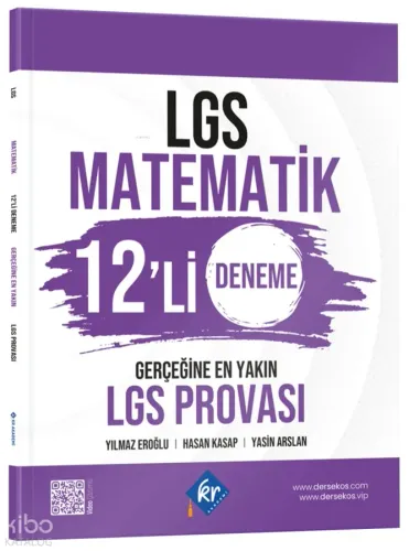KR Akademi 8. Sınıf LGS Matematik 12 Deneme Gerçeğine En Yakın LGS Provası