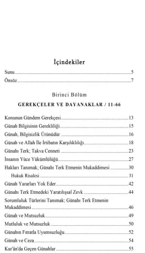 Ana Hatlarıyla Günah ve Etkileri (Ciltli) Dr. Rıza Ramazani