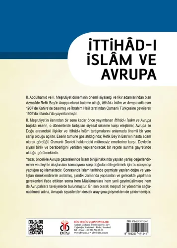 İttihâd-ı İslâm ve Avrupa Azmzâde Refik Bey İttihâd-ı İslâm ve Avrupa Azmzâde Refik Bey