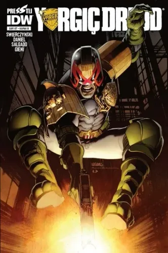 Yargıç Dredd Sayı 7 Kapak B-Çizgi Roman Dergisi