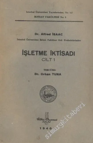 İşletme İktisadı 1 -