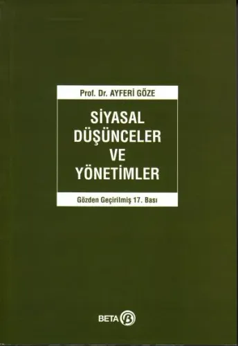Siyasal Düşünceler ve Yönetimler