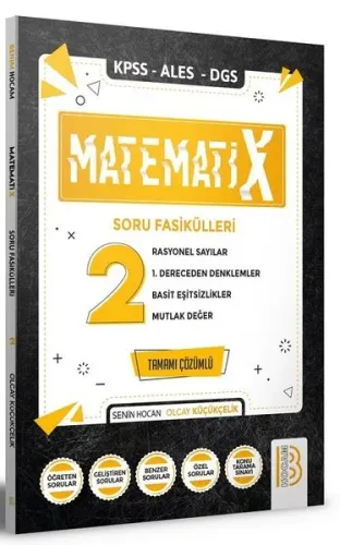 2021 KPSS ALES DGS MatematiX Soru Fasikülleri 2 Benim Hocam Yayınları