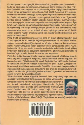 Cumhuriyetçilik Philip Pettit Ayrıntı Yayınları %50 indirimli
