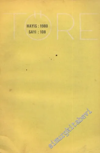 Töre Dergisi - Sayı 108      Mayıs