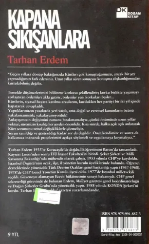Kapana Sıkışanlara Tarhan Erdem Doğan Kitap