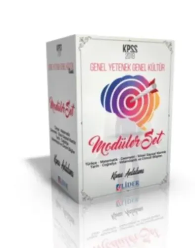 Lider KPSS Genel Yetenek Genel Kültür Konu Anlatımlı Modüler Set 7 Kit