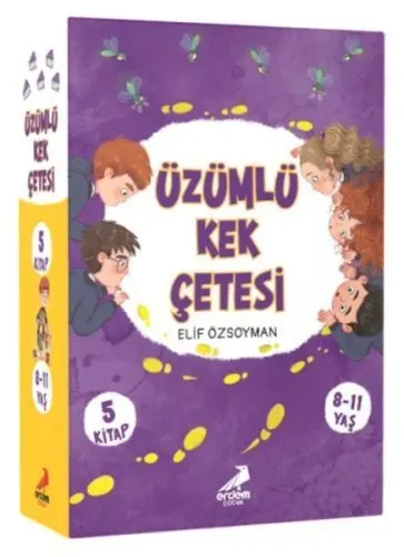Üzümlü Kek Çetesi Seti (5 Kitap Takım) | Elif Özsoyman | Erdem Çocuk