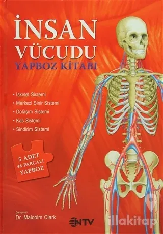 İnsan Vücudu Yapboz Kitabı (Ciltli)