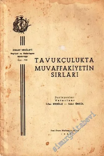 Tavukçulukta Muvaffakiyetin Sırları -        1955