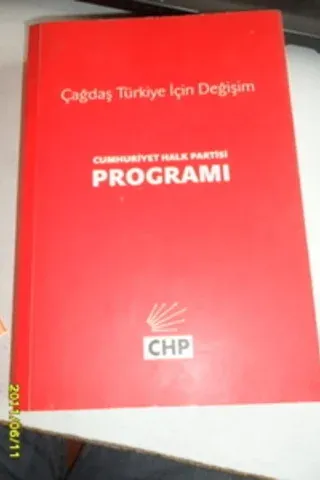 Cumhuriyet Halk Partisi Programı