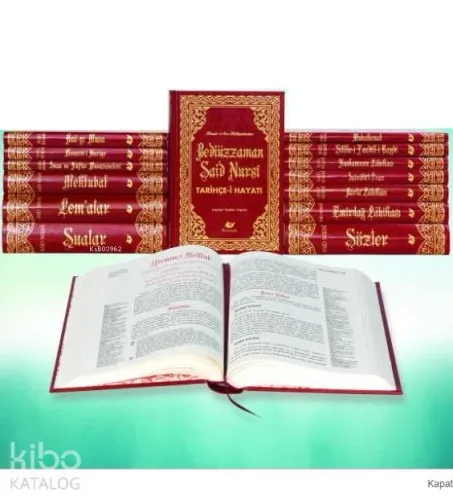 Risale-i Nur Külliyatı (Yeni Tanzim, Sayfa içi lügatçeli, indexli, Orta Boy, 14 Cilt)