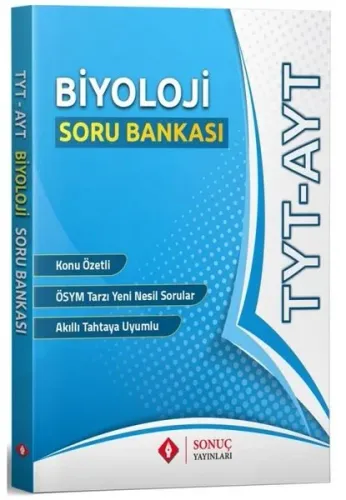 Sonuç Yayınları TYT AYT Biyoloji Soru Bankası