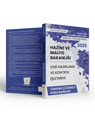 PelikanYayınları 2026 Hazine ve Maliye Bakanlığı Veri Hazırlama ve Kon PelikanYayınları 2026 Hazine ve Maliye Bakanlığı Veri Hazırlama ve Kon