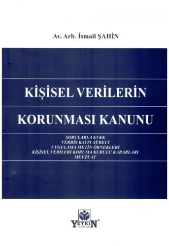 Kişisel Verilerin Korunması Kanunu