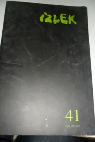 İzlek Kültür ve Sanat Dergisi 1998 / 41