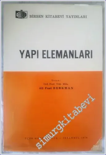 Yapı Elemanları Cilt 1 -