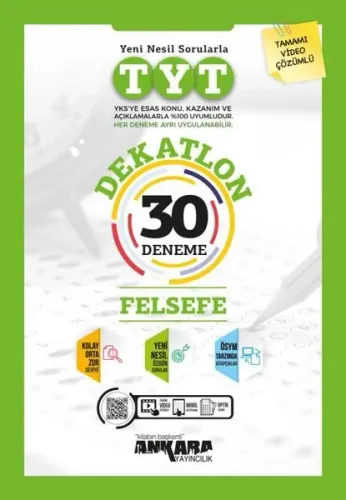 TYT Dekatlon Felsefe 30 Deneme